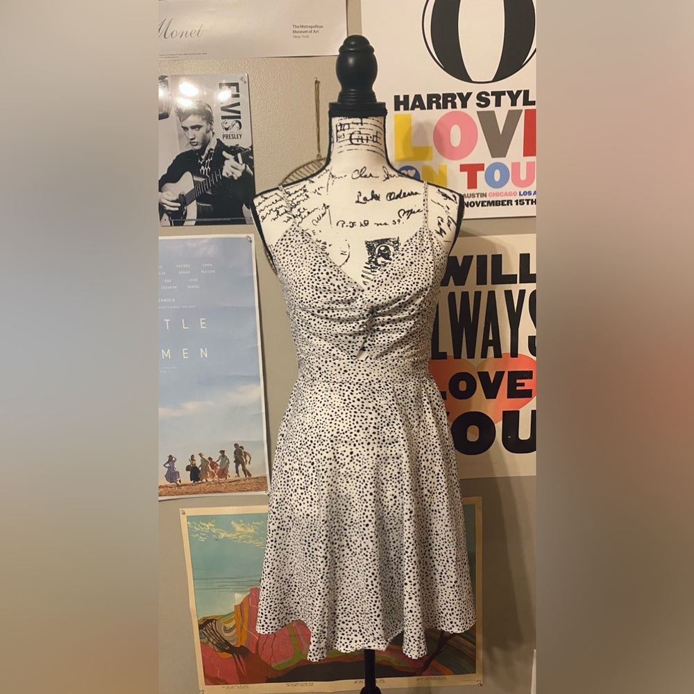 Polka Dot Tie Sun Dress